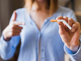 image of a woman who quit smoking in pregnancy