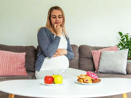 Pregnant Woman with food cravings