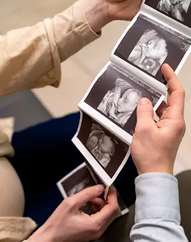 Obstetric ultrasound in process at Feto Maternal & GenetYX Center